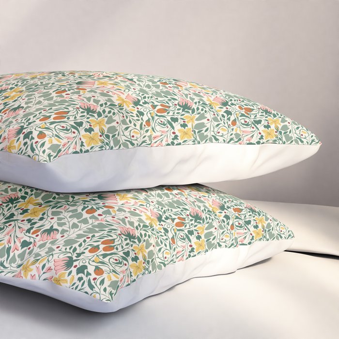 Folklore Vine Pillow Sham Gallery Image 3