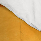 rhapsody orange 3 abstract mid century shape art Comforter Gallery Image 4