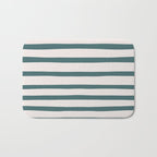 Evergreen Stripes Bath Mat Gallery Image 1