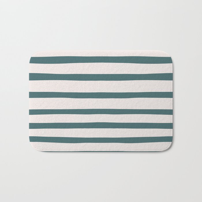 Evergreen Stripes Bath Mat Gallery Image 1
