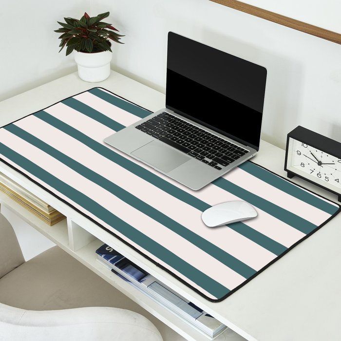 Evergreen Stripes Desk Mat Gallery Image 2