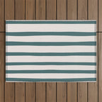 Evergreen Stripes Outdoor Rug Gallery Image 1