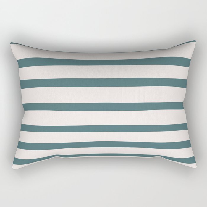 Evergreen Stripes Rectangular Pillow Gallery Image 1