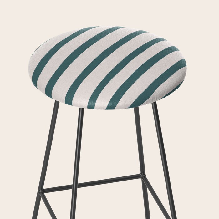 Evergreen Stripes Stool Gallery Image 2