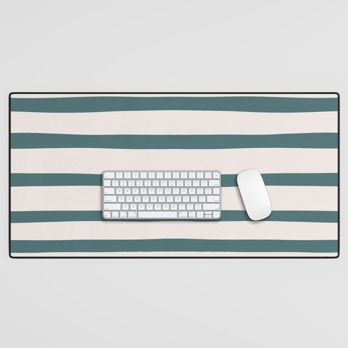 Evergreen Stripes Desk Mat Gallery Image 1