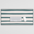 Evergreen Stripes Desk Mat Gallery Image 1