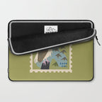 Barn Owl Postage Stamp Laptop Sleeve Gallery Image 2