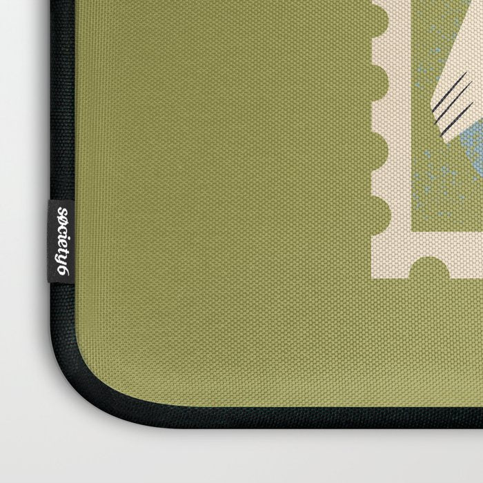 Barn Owl Postage Stamp Laptop Sleeve Gallery Image 3