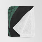 Abstract Floral Throw Blanket Gallery Image 3