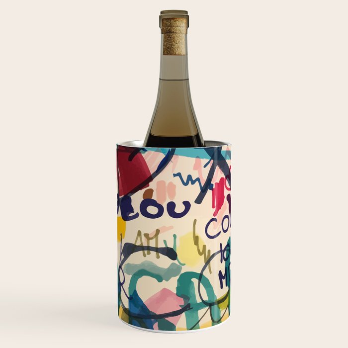 Urban Graffiti Paper Street Art Wine Chiller Gallery Image 3