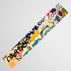 Urban Graffiti Paper Street Art Table Runner Gallery Image 3