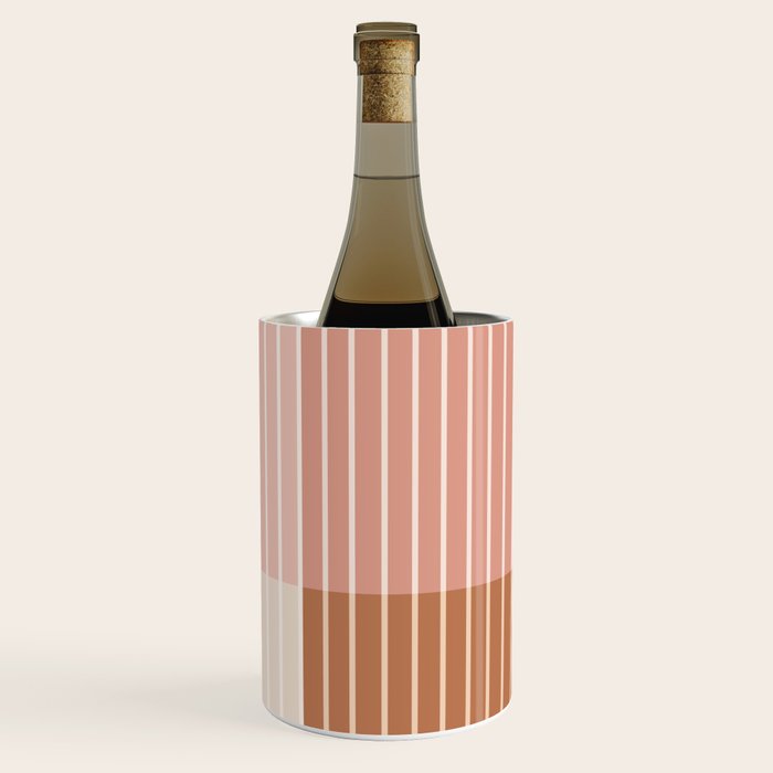 Color Block Line Abstract XVI Wine Chiller Gallery Image 1