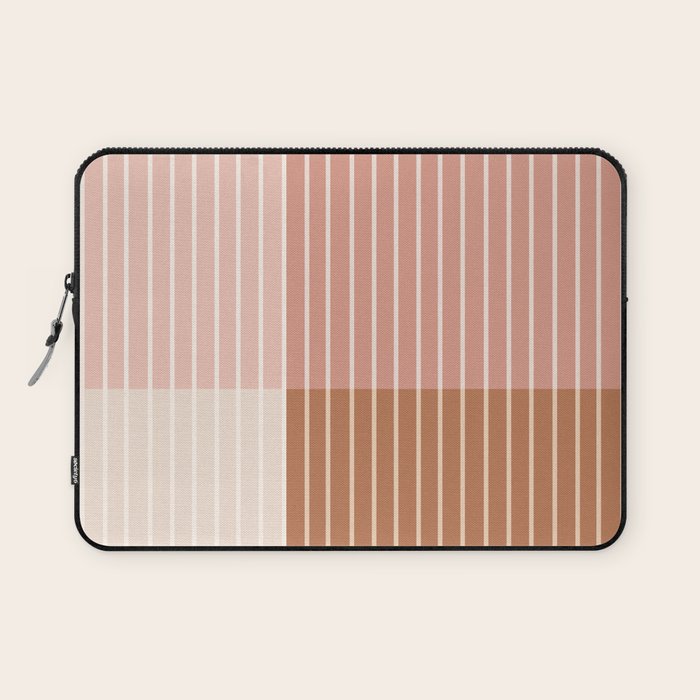 Color Block Line Abstract XVI Laptop Sleeve Gallery Image 1