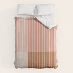 Color Block Line Abstract XVI Duvet Cover Gallery Image 6