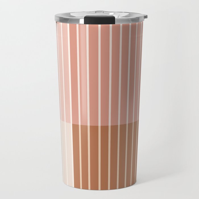 Color Block Line Abstract XVI Travel Mug Gallery Image 1