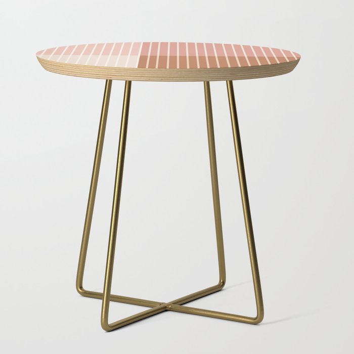 Color Block Line Abstract XVI Side Table Gallery Image 1