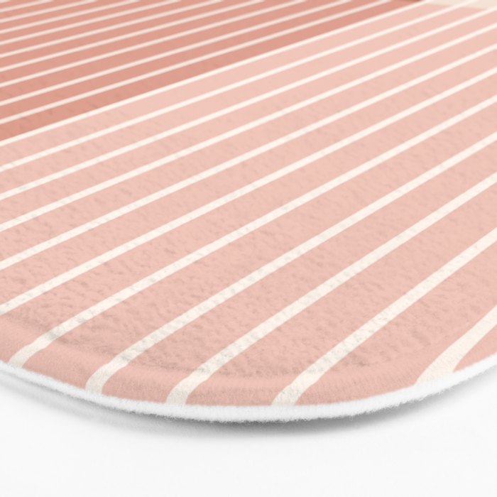 Color Block Line Abstract XVI Bath Mat Gallery Image 3