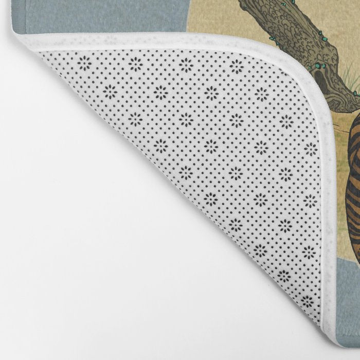 Tiger with magpie type-C : Minhwa-Korean traditional/folk art Bath Mat Gallery Image 2