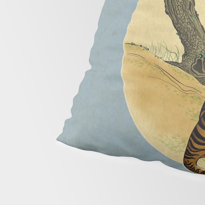 Tiger with magpie type-C : Minhwa-Korean traditional/folk art Pillow Sham Gallery Image 4