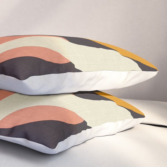 cut out leaves minimal Pillow Sham Gallery Image 3
