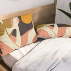 cut out leaves minimal Pillow Sham Gallery Image 2