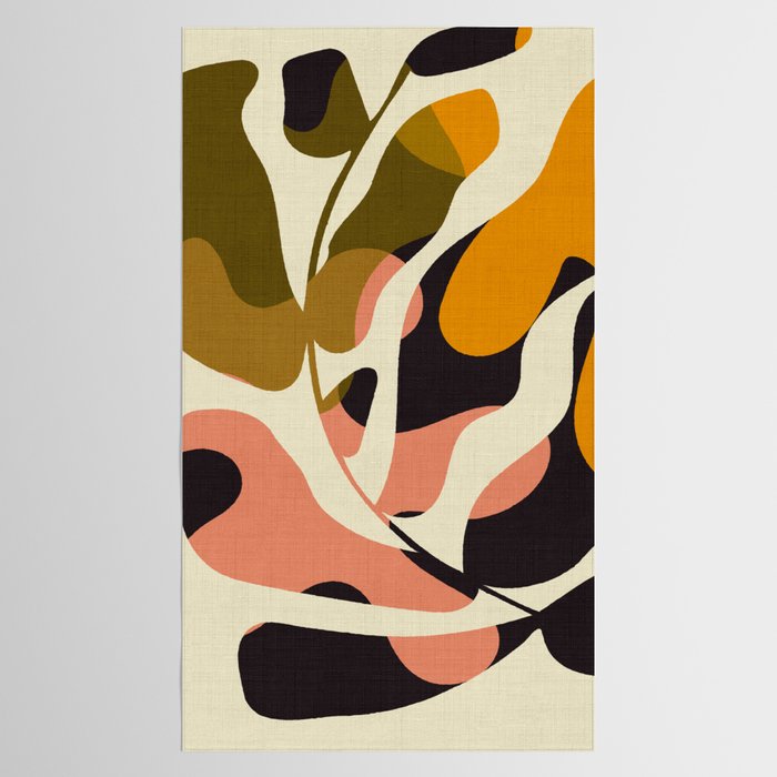 cut out leaves minimal Tablecloth Gallery Image 2