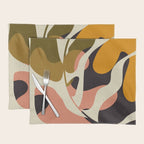 cut out leaves minimal Placemat Gallery Image 1