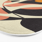 cut out leaves minimal Bath Mat Gallery Image 3