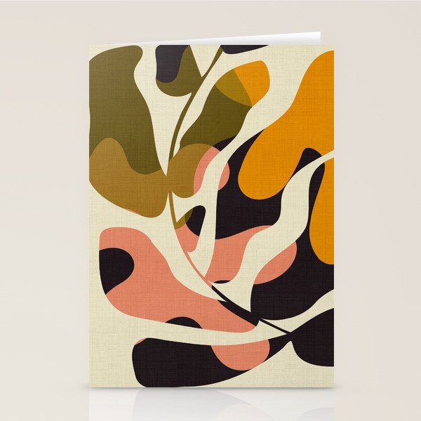 cut out leaves minimal Stationery Card Gallery Image 2