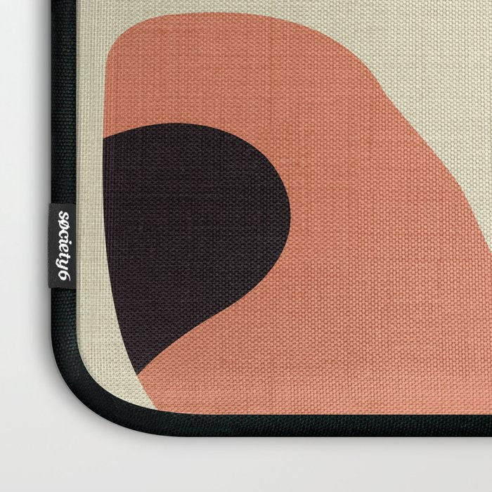 cut out leaves minimal Laptop Sleeve Gallery Image 3