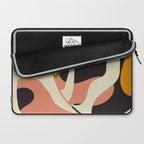 cut out leaves minimal Laptop Sleeve Gallery Image 2