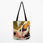 cut out leaves minimal Tote Bag Gallery Image 2