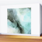 Calm Nature Inspired Abstract Flow Landscape Painting Wall Mural Gallery Image 2