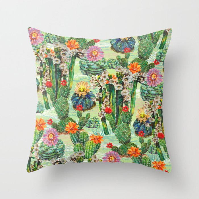 Cactus Desert - GBG Throw Pillow Gallery Image 1