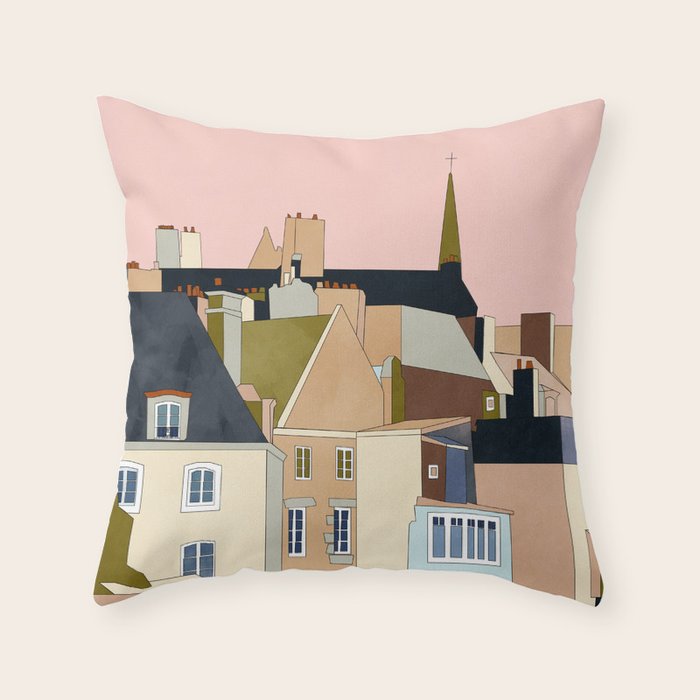 Saint Malo Throw Pillow Gallery Image 6