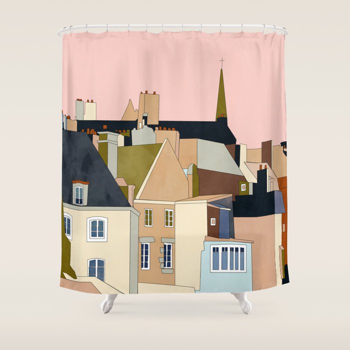 Saint Malo Shower Curtain Gallery Image 1