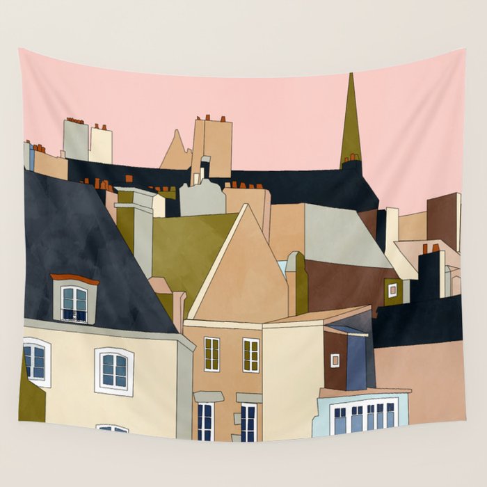 Saint Malo Wall Tapestry Gallery Image 4
