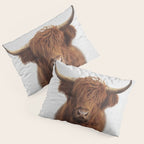 Highland Cow - Colorful Pillow Sham Gallery Image 3