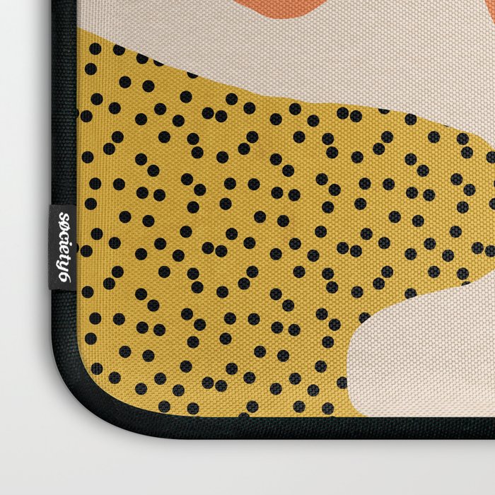 Bright Splotchy Shapes Laptop Sleeve Gallery Image 3