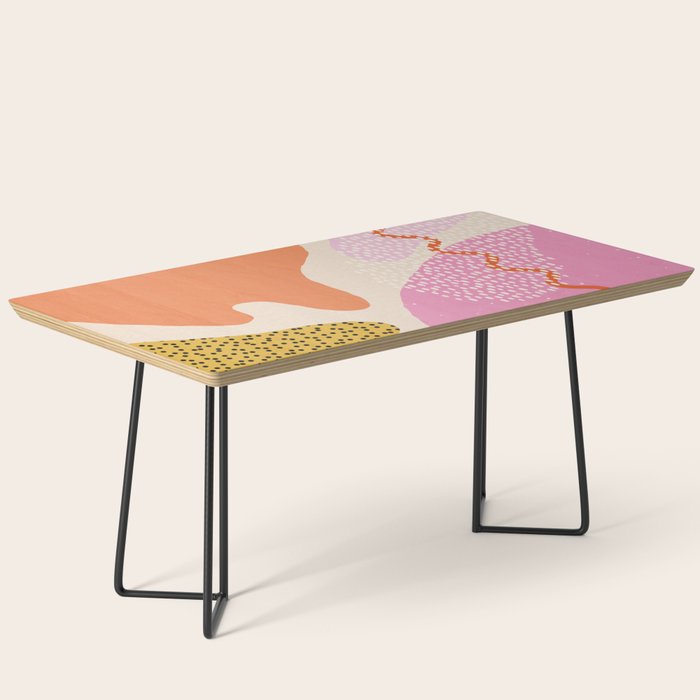 Bright Splotchy Shapes Coffee Table Gallery Image 1