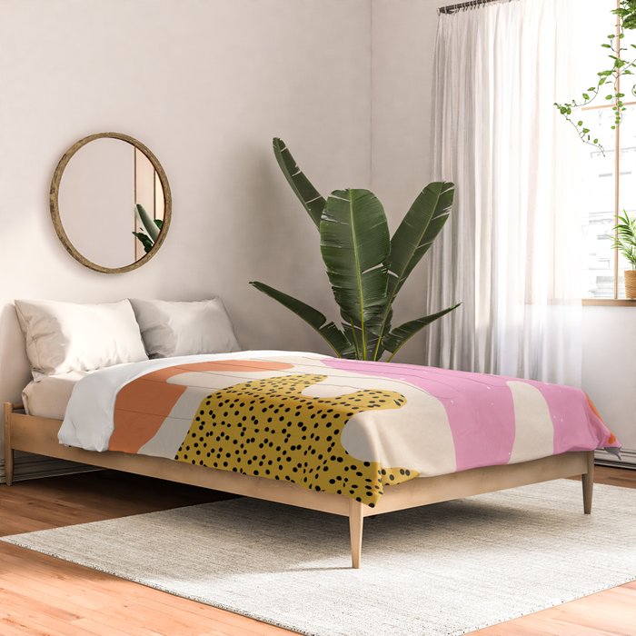 Bright Splotchy Shapes Comforter Gallery Image 2