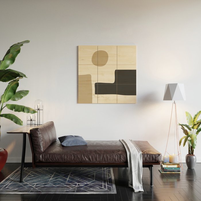 abstract minimal 49 Wood Wall Art Gallery Image 2