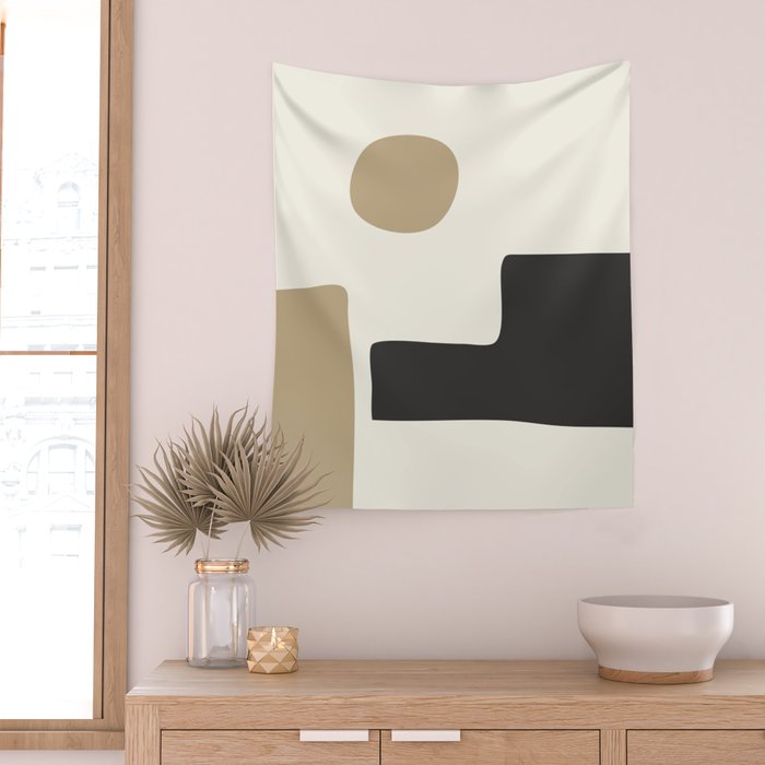 abstract minimal 49 Wall Tapestry Gallery Image 2