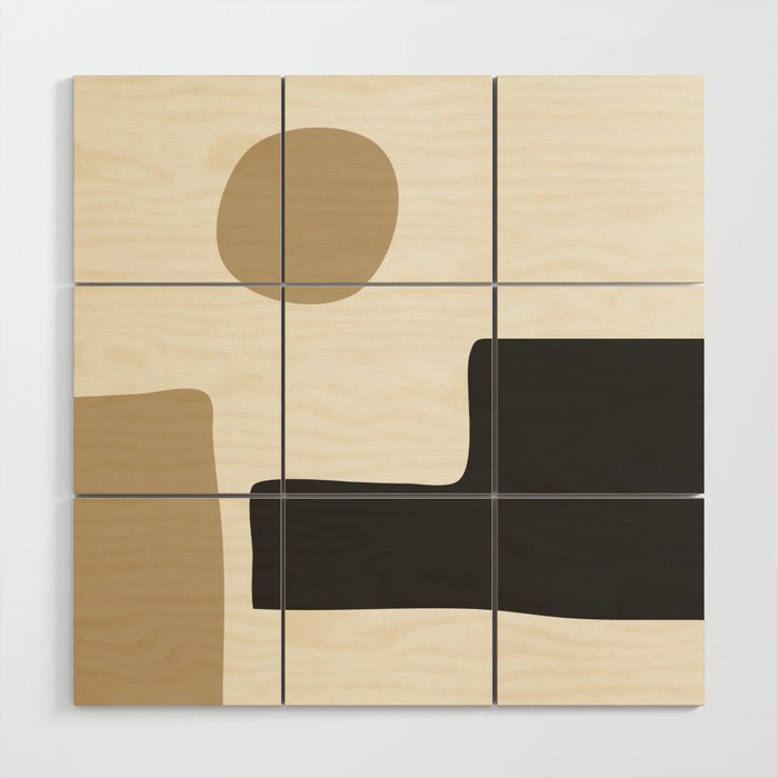 abstract minimal 49 Wood Wall Art Gallery Image 1