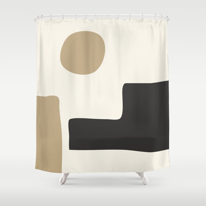abstract minimal 49 Shower Curtain Gallery Image 1