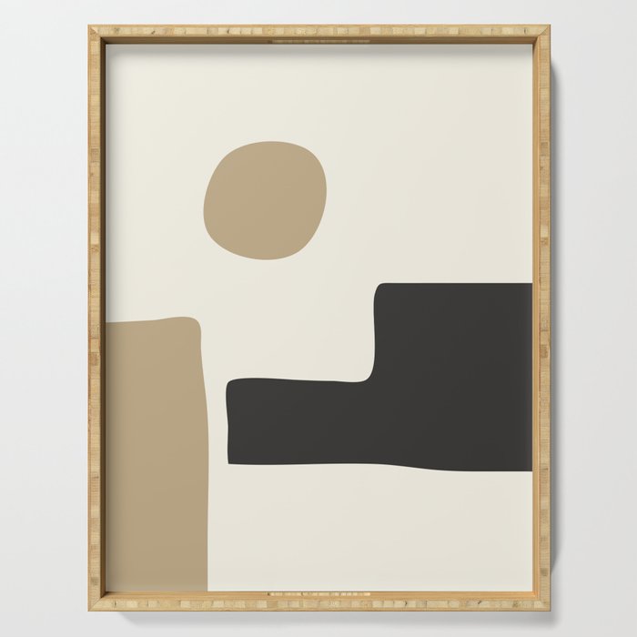abstract minimal 49 Serving Tray Gallery Image 1