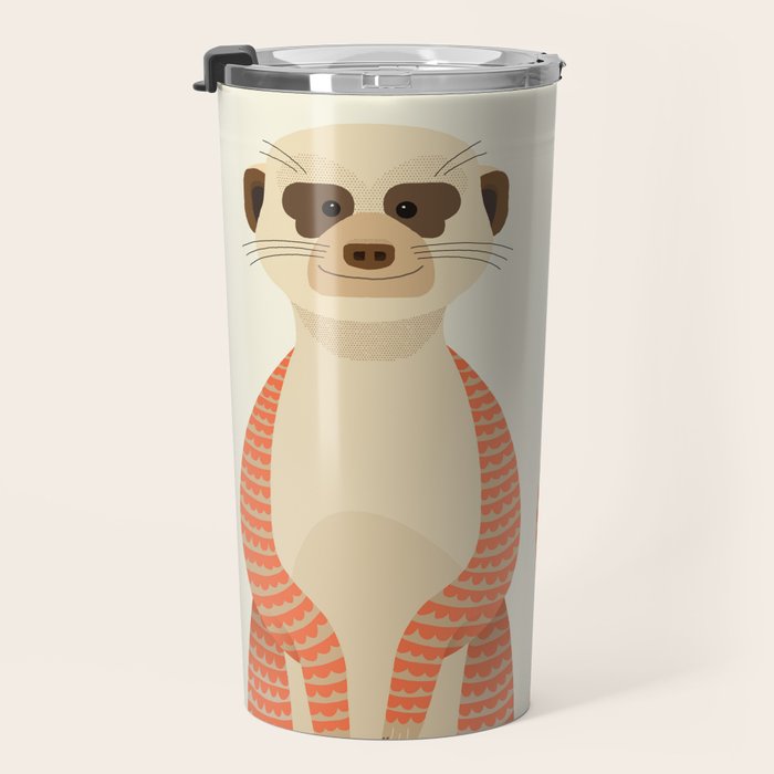 Whimsical Meerkats Travel Mug Gallery Image 3