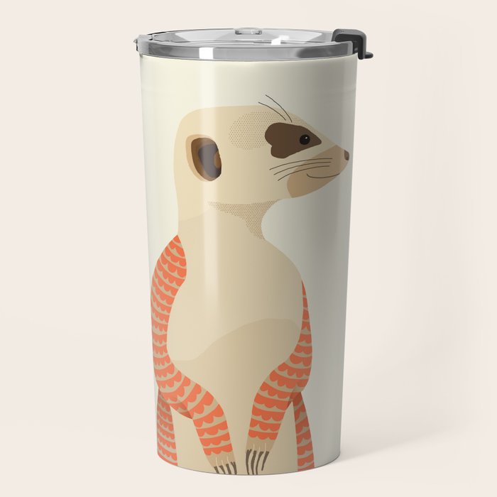 Whimsical Meerkats Travel Mug Gallery Image 2