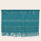 Deep Teal Blue Solid  Wall Hanging Gallery Image 1