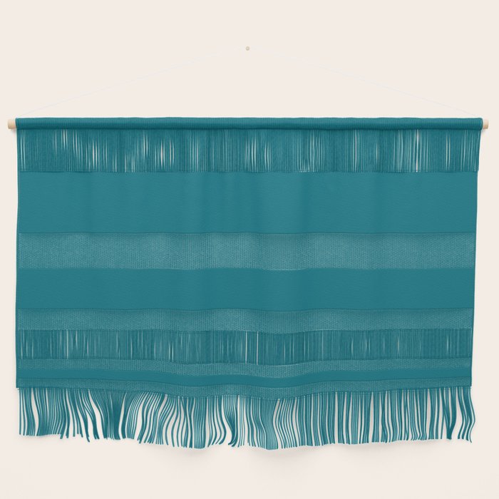 Deep Teal Blue Solid  Wall Hanging Gallery Image 1